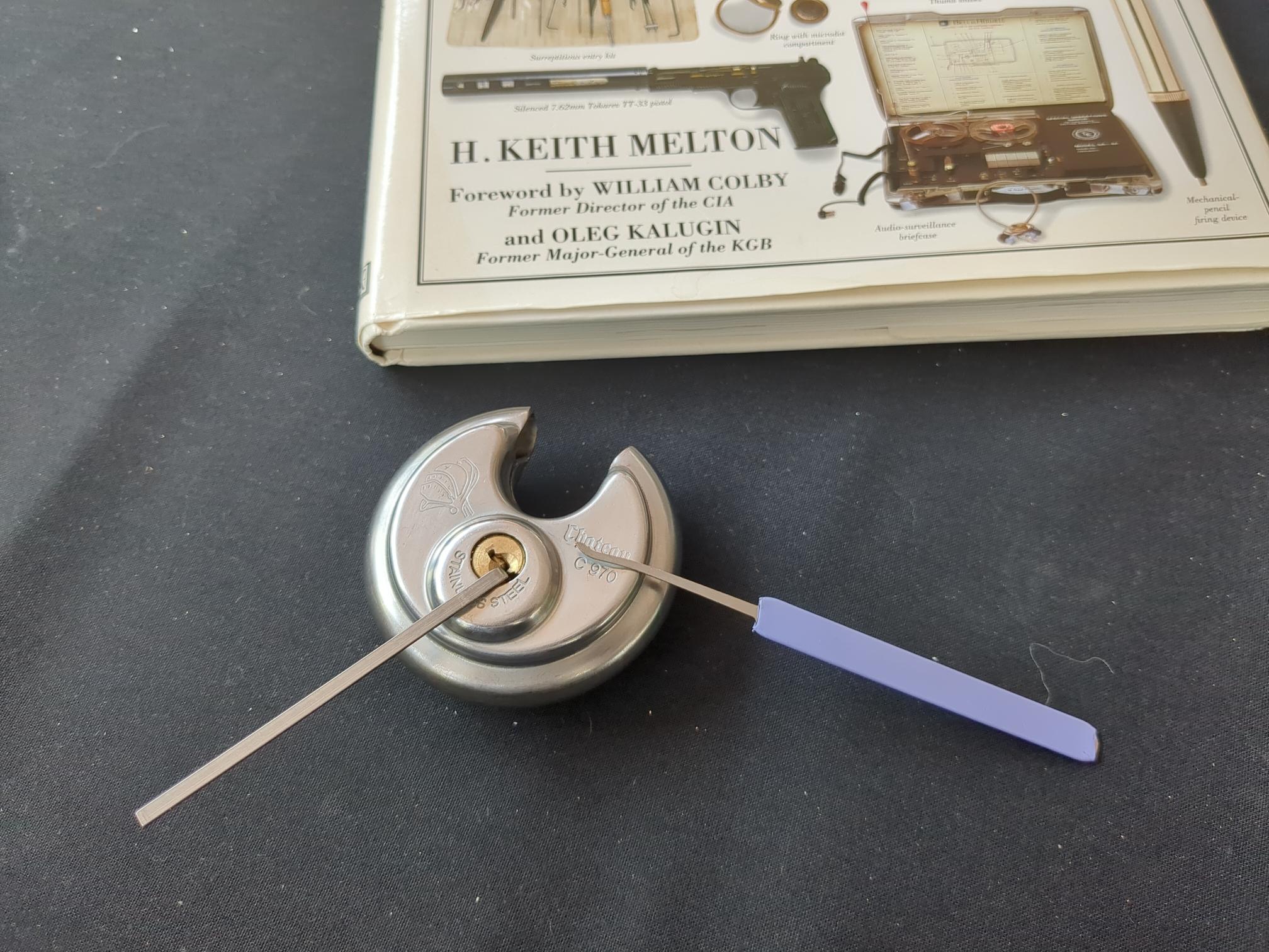 A picked lock